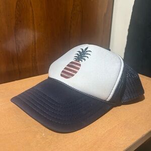 OTTO Navy and White Trucker Hat